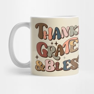 Thankful Grateful & Blessed Mug